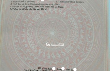 Bán đất kiệt Ô TÔ K97 Nguyễn Lương Bằng - Gần trường ĐHBK